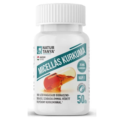 Natur Tanya® MICELLÁS KURKUMA 50 db kapszula
