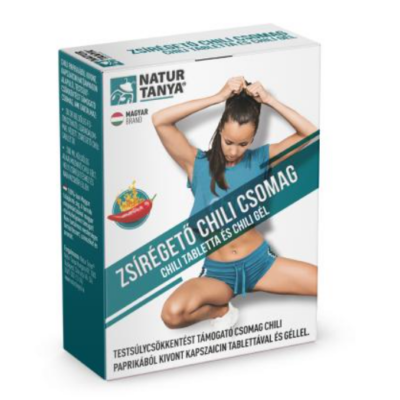 Natur Tanya® Zsírégető Chili csomag – Kapszaicin gél és tabletta a testsúlycsökkentés és alakformálás támogatásához