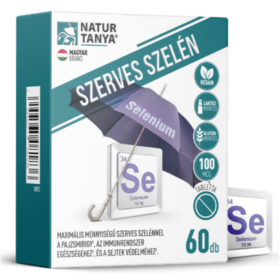 Natur Tanya® SZERVES SZELÉN – Jól hasznosuló, maximális mennyiségű organikus L-szelenometionin forma