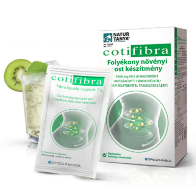 Natur Tanya® S. Cotifibra Bélradír - 7000 mg prebiotikus rosttartalom a napi adagban az emésztés és a mikrobiom egészségére