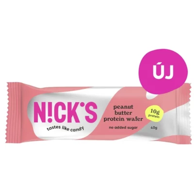 Nick's Mogyoróvajas ostyás proteinszelet 40 g