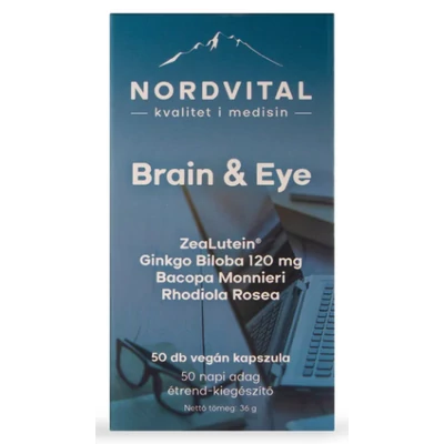 Nordvital Brain and Eye vegán kapszula - 50db