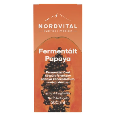 Nordvital Fermentált Papaya koncentrátum+Noni - 500ml