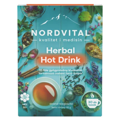 Nordvital Hot Drink forró italpor - 30 tasak