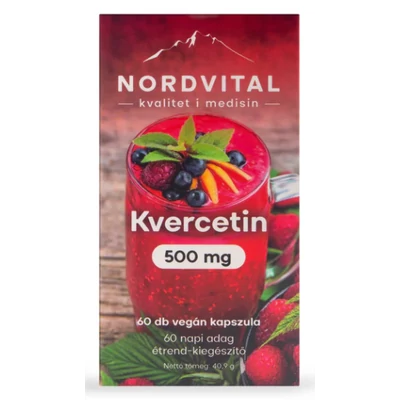 Nordvital Kvercetin 500mg vegán kapszula - 60db