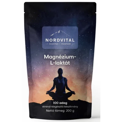Nordvital Magnézium-L-laktát por - 200 g