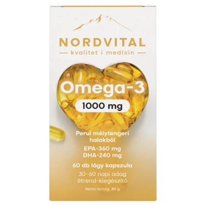 Nordvital Omega-3 Halolaj - 60db