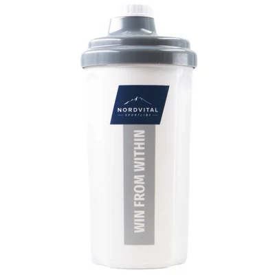 Nordvital Shaker fehér - 500ml