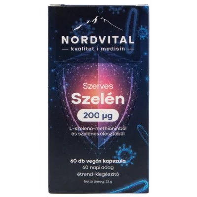Nordvital Szelén szerves vegán - 60db