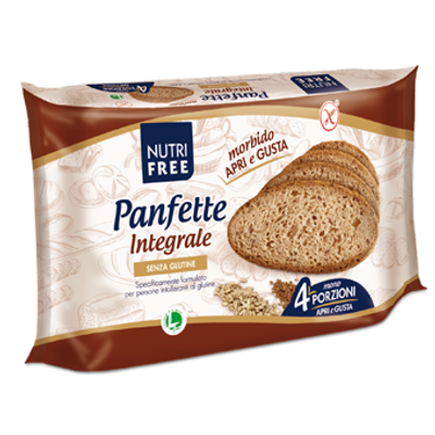 NUTRI FREE PANFETTE INTEGRALE (korpás szeletelt kenyér) 300g.