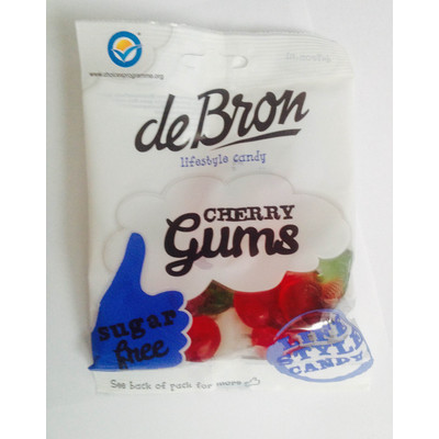 DeBron Cherry gums gluténmentes gumicukor 90 gr.