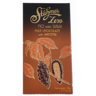 Stühmer Tejcsokoládé édesítőszerrel 90g
