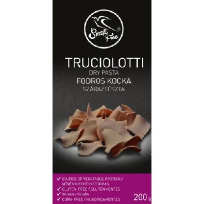SZAFI FREE FODROS KOCKA - TRUCIOLOTTI SZÁRAZTÉSZTA (GLUTÉNMENTES, VEGÁN) 200G