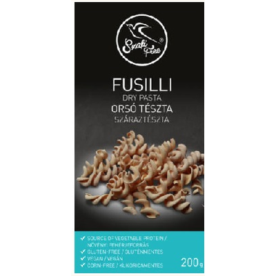 SZAFI FREE ORSÓ - FUSILLI SZÁRAZTÉSZTA (GLUTÉNMENTES, VEGÁN) 200G