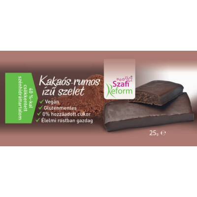 SZAFI REFORM KAKAÓS-RUMOS ÍZŰ SZELET 25G