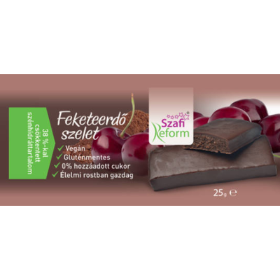 SZAFI REFORM FEKETEERDŐ SZELET 25G