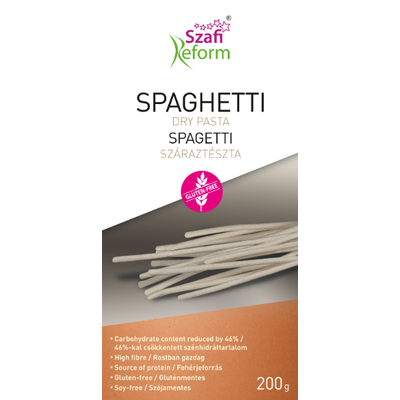 SZAFI REFORM SPAGETTI - SPAGHETTI SZÁRAZTÉSZTA (GLUTÉNMENTES) 200G