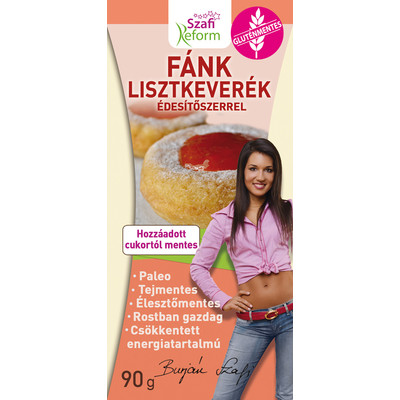 Szafi Reform Fánk Lisztkeverék édesítőszerrel (g.m.) 90g.