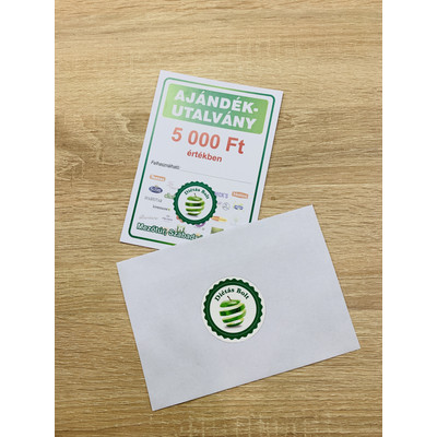 Ajándékutalvány 5000 FT értékben