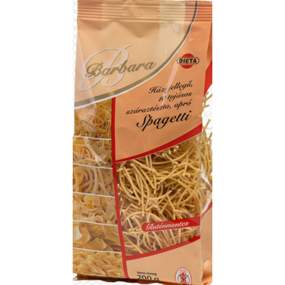 BARBARA SPAGETTI GLUTÉNMENTES TÉSZTA 200G