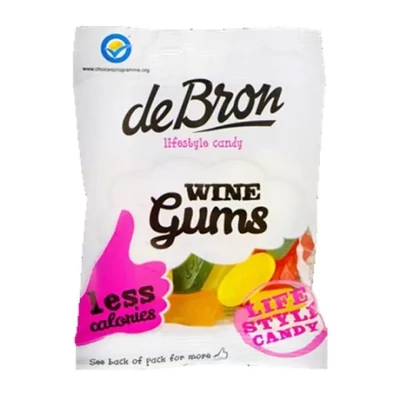 DeBron cukormentes,gm wine gums gumicukor 100g.
