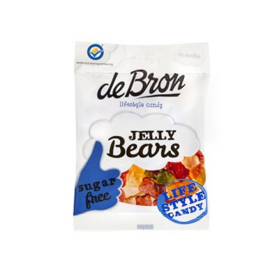 DeBron Jelly Bears gluténmentes gumicukor 90g.