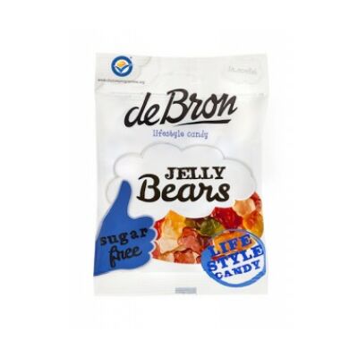 DeBron Jelly Bears gluténmentes gumicukor 90g.