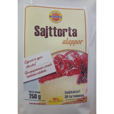 Dia-Wellness Sajttorta alappor 250g /M-GEL/