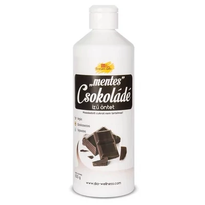 Mentes Csokoládé Öntet fagyihoz/sütihez édesítőszerrel 500 gr