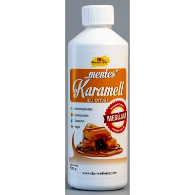 Dia-Wellness Mentes karamell ízű öntet fagyihoz/sütihez 500 g