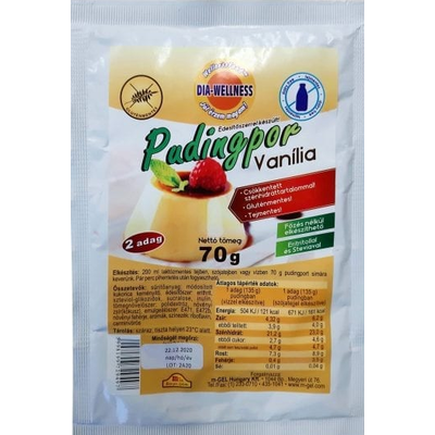 Dia-Wellness Vaníliás Hidegpuding 70g.