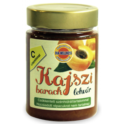 DIA-WELLNESS KAJSZI LEKVÁR 380g.