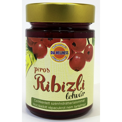 Dia-Wellness Pirosribizli Lekvár 380g.