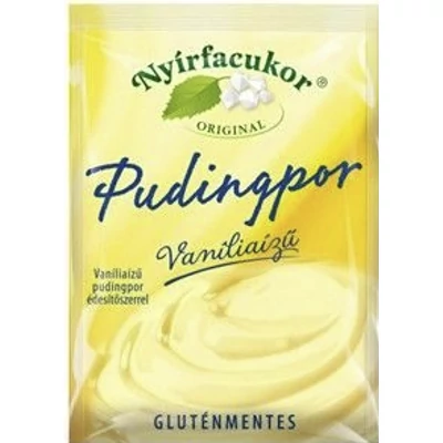 Nyírfacukor Original gluténmentes vaníliaízű pudingpor édesítőszerrel 80 g