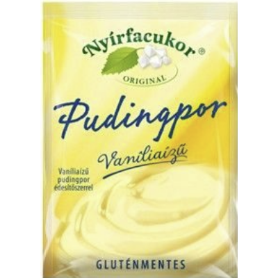 Nyírfacukor Original gluténmentes vaníliaízű pudingpor édesítőszerrel 80 g