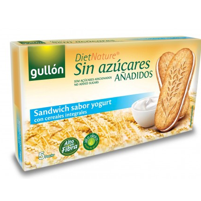 GULLÓN JOGHURTOS SZENDVICS KEKSZ /CUKORMENTES/ 220G