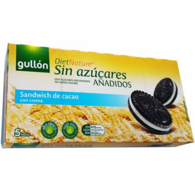 Gullon kakaós keksz krém töltelékkel /hozzáadott cukor nélkül /Oero  210 g