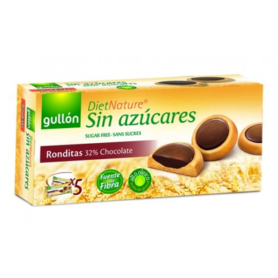 GULLÓN RONDITAS ÉTCSOKOLÁDÉVAL TÖLTÖTT KEKSZ 186G /cukormentes/