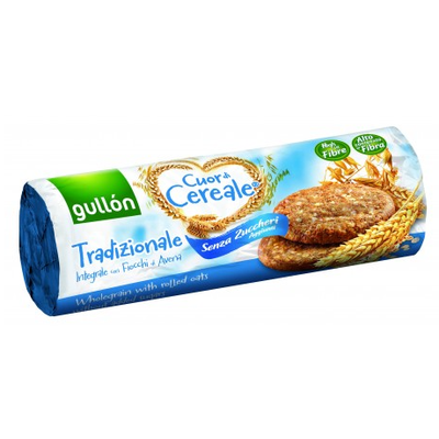 Gullon élelmi rostban gazdag keksz hozzáadott cukor nélkül 280 g