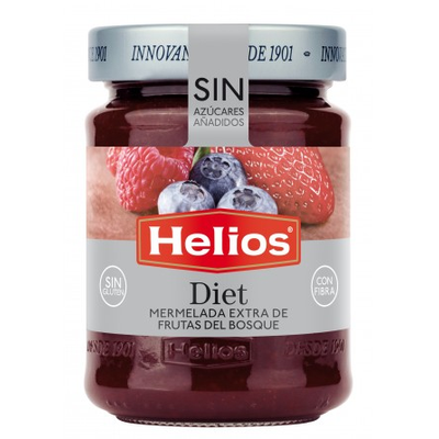 Helios Erdei gyümölcsös extradzsem édesítőszerrel 280 g