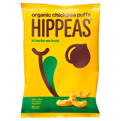 HIPPEAS BIO VEGÁN PUFFASZTOTT CSICSERIBORSÓ CHIPS ZÖLDFŰSZERES 78gr.