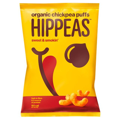 HIPPEAS BIO VEGÁN PUFFASZTOTT CSICSERIBORSÓ CHIPS SWEET&SMOKIN' 78gr.
