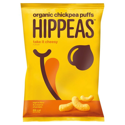  HIPPEAS BIO VEGÁN SAJTOS PUFFASZTOTT CSICSERIBORSÓ CHIPS 78GR.