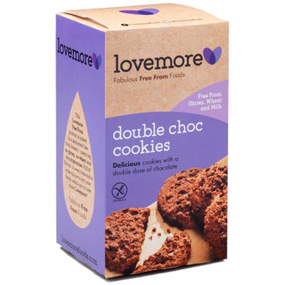 Love More duplacsokis glutén és tejmentes keksz