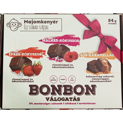Majomkenyér ünnepi bonbon válogatás 84g.