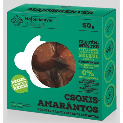 Majomkenyér csokis-amarántos 50g.