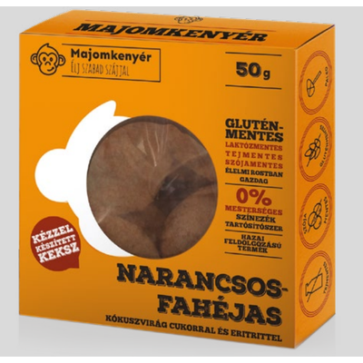 Majomkenyér narancsos-fahéjas 50g.
