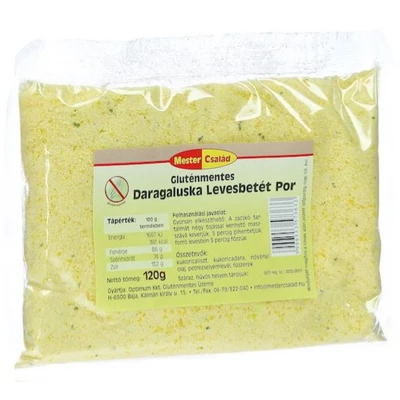 Mester Család gluténmentes daragaluska levesbetét por gluténmentes 120 g