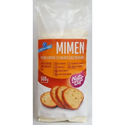 MiMen fehér kenyér és kalács lisztkeverék 500 g 