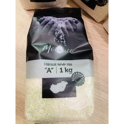 Moonrice gluténmentes hántolt fehér "A" rizs 1000g.